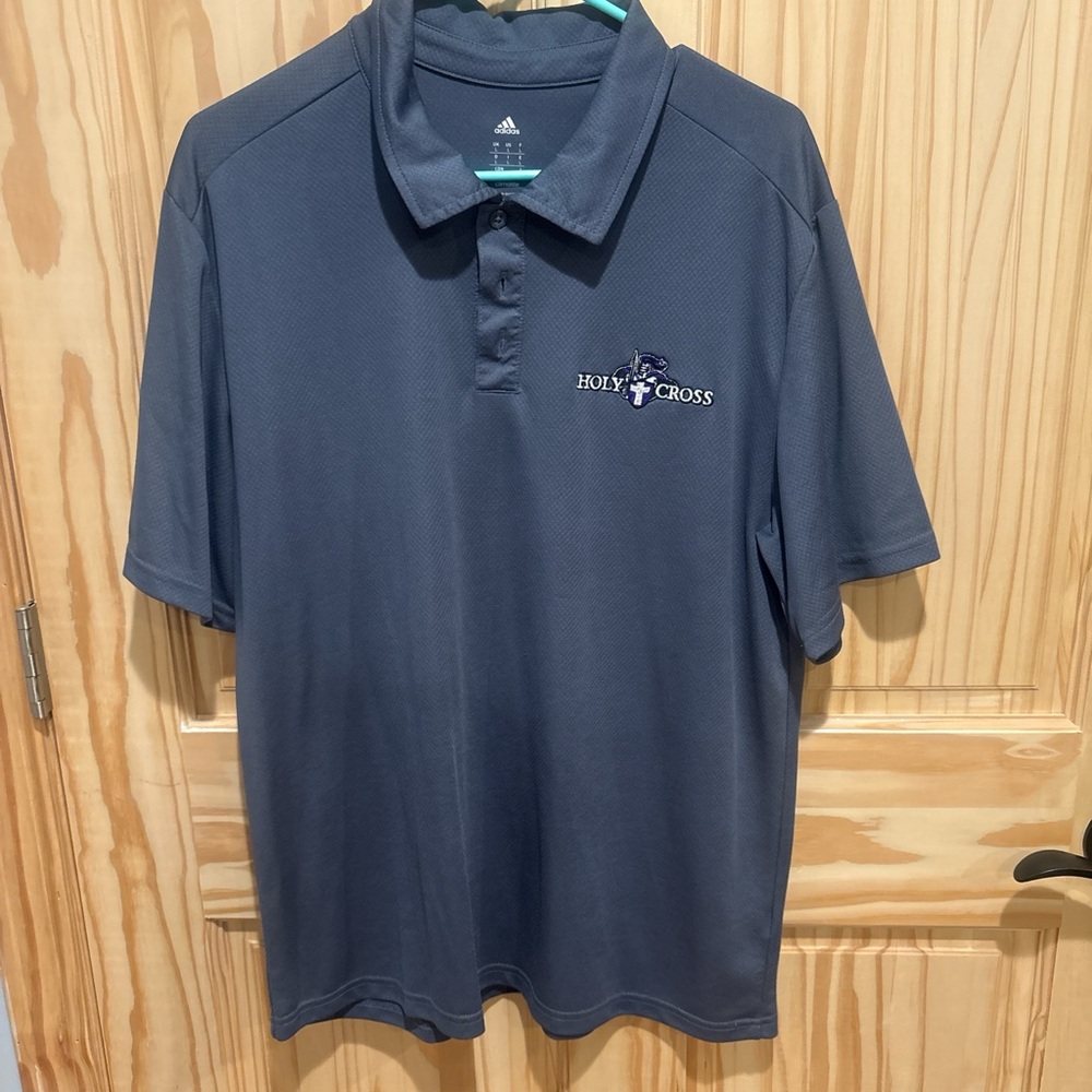 Adidas Holy Cross Men’s Navy Polo Shirt